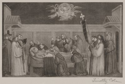 Morte di San Francesco da Timothy Cole