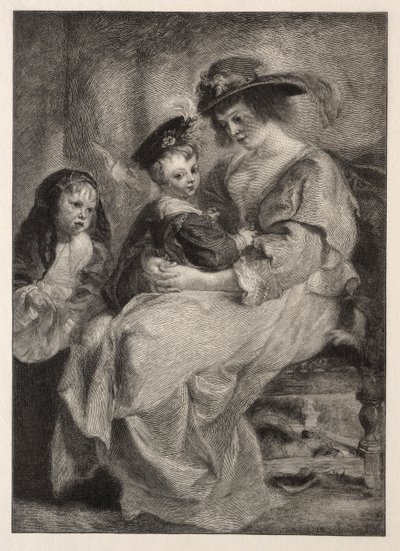 Helen Fourment e i suoi figli, 1894 da Timothy Cole