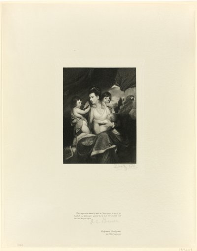 Lady Cockburn e famiglia, da Vecchi Maestri Inglesi da Timothy Cole