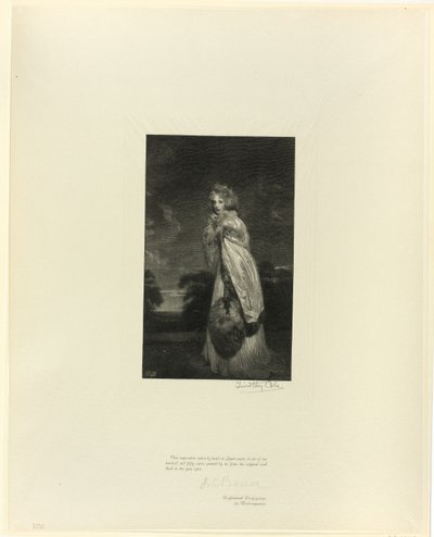 Lady Derby (Miss Farren), dai Vecchi Maestri Inglesi da Timothy Cole