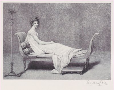 Madame Récamier, 1909 da Timothy Cole