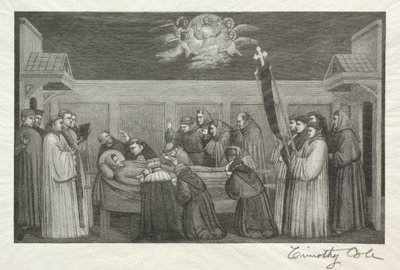 Vecchi maestri italiani: Morte di San Francesco, 1888-1892 da Timothy Cole