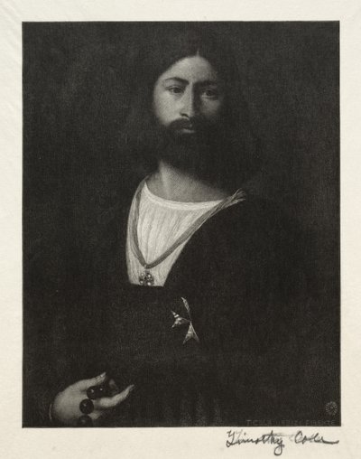 Vecchi maestri italiani: Cavaliere di Malta, 1888-1892 da Timothy Cole