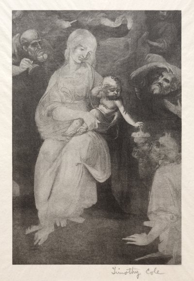 Vecchi maestri italiani: Madonna con Bambino, 1888-1892 da Timothy Cole