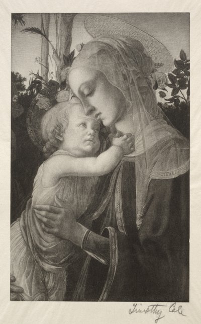 Vecchi maestri italiani: Madonna con Bambino, 1890 da Timothy Cole