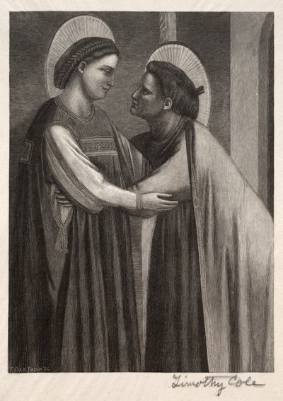 Vecchi maestri italiani: Maria ed Elisabetta, 1886 da Timothy Cole