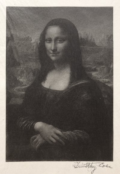 Vecchi maestri italiani: Mona Lisa, 1888-1892 da Timothy Cole