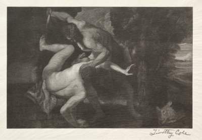 Vecchi Maestri Italiani: La Morte di Abele, 1892 da Timothy Cole