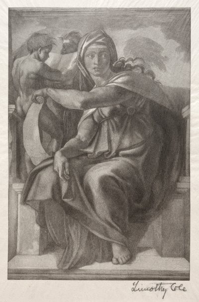 Vecchi maestri italiani: La Sibilla Delfica, 1890 da Timothy Cole