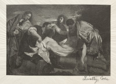 Vecchi maestri italiani: La sepoltura, 1889 da Timothy Cole