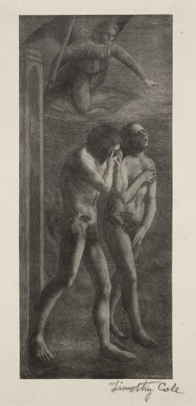 Vecchi maestri italiani: La cacciata dal Paradiso, 1888 da Timothy Cole