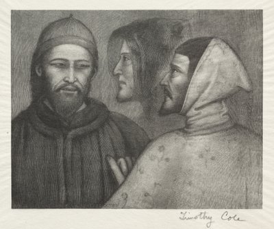 Vecchi maestri italiani: Tre teste da Timothy Cole