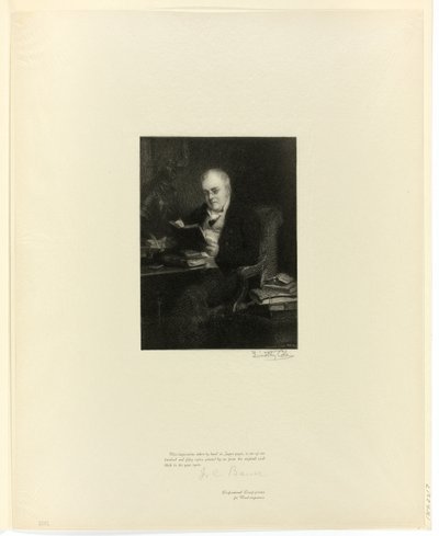 Ritratto del Dr. John Allen, da Old English Masters da Timothy Cole