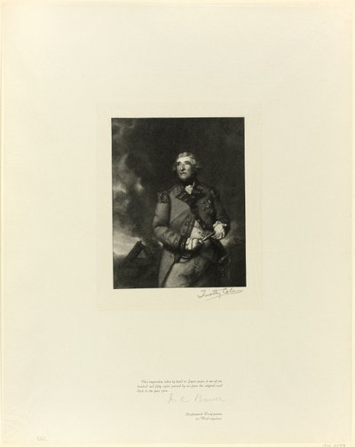 Ritratto di Lord Heathfield, da Old English Masters da Timothy Cole