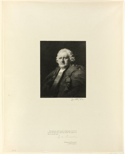 Ritratto di Lord Newton, da Old English Masters da Timothy Cole