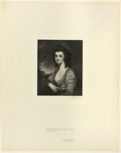 Ritratto della signora Davies, da Old English Masters da Timothy Cole