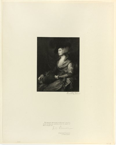 Ritratto di Mrs. Siddons, dai Vecchi Maestri Inglesi da Timothy Cole