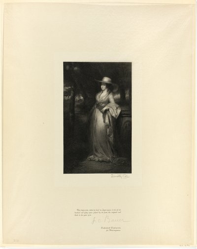Ritratto di una signora, dai Maestri inglesi antichi da Timothy Cole