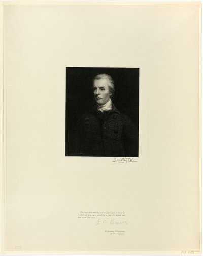 Onorevole William Pitt, da Old English Masters da Timothy Cole