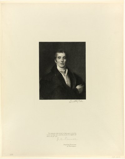 Il Duca di Wellington, da Old English Masters da Timothy Cole