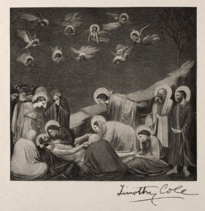 La sepoltura, 1887 da Timothy Cole