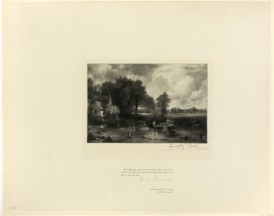 Il carro di fieno, da Vecchi maestri inglesi da Timothy Cole