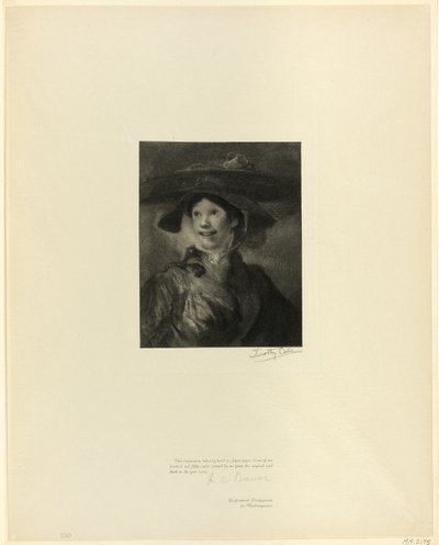 La ragazza dei gamberi, dai Vecchi Maestri Inglesi da Timothy Cole