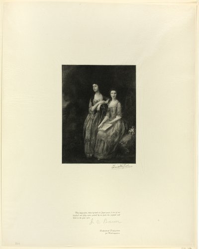 Le sorelle: Mrs. Sheridan e Mrs. Tickell, da Old English Masters da Timothy Cole