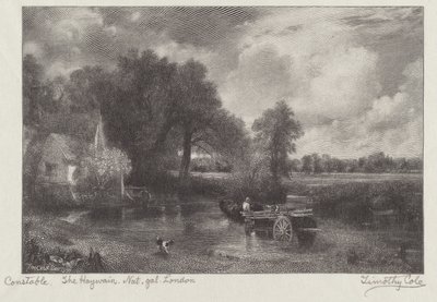 Il carro di fieno da Timothy Cole after John Constable