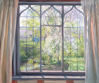 Fiori di melo contro salice, 1990 da Timothy Easton