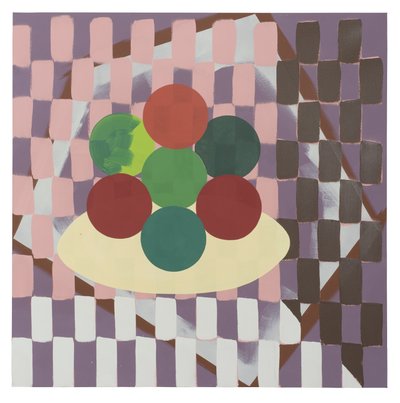 Il tavolo del prestigiatore, 2023 (lattice su tela) da Timothy Gierschick II