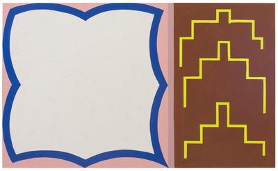 Westerly, 2023 (lattice su pannello trovato) da Timothy Gierschick II