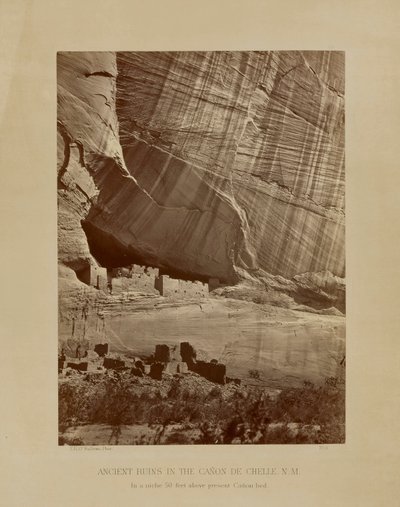 Antiche rovine nel Cañon de Chelle, N.M. (N. 11, Esplorazioni geografiche e rilievi a ovest del 100° meridiano) da Timothy H. O