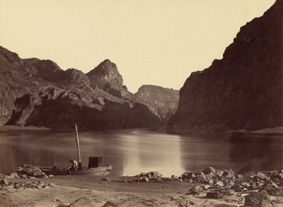Black Cañon, fiume Colorado, dal campo 8, guardando dall
