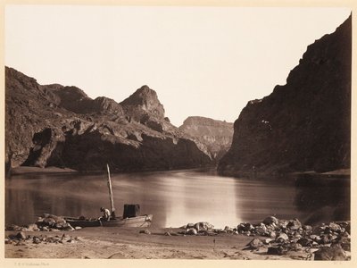 Black Cañon, fiume Colorado, dal campo 8, guardando dall