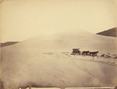 Colline di Sabbia del Deserto vicino al Sink di Carson, Nevada da Timothy H. OSullivan