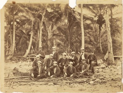 [Comandante di corvetta Thomas O. Slefridge e membri della spedizione Darién, Istmo di Darién (Panama)]. da Timothy H. OSullivan