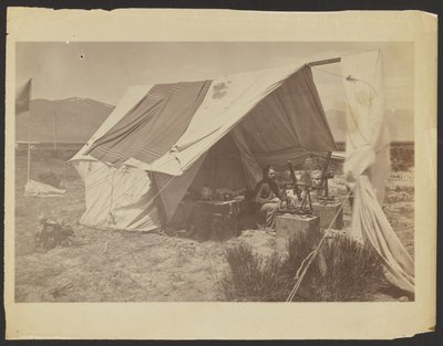 [J. Terrey Gardner come U.S. Grant, 40° Parallelo, Ruby Valley, Nevada]. da Timothy H. OSullivan