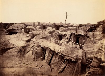 Quartieri degli uomini a Fort Sedgwick, noto come Fort Hell da Timothy H. O