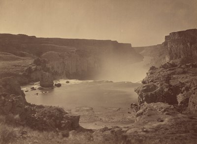 Cascate Shoshone, fiume Snake, Idaho da Timothy H. O