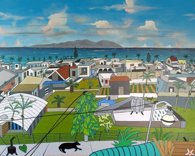 Vista del villaggio di Dulan da Timothy Nathan Joel