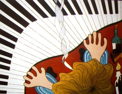 Uomo al pianoforte da Timothy Nathan Joel