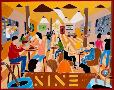 La Barretta di Cioccolato Numero Nove, 2009 da Timothy Nathan Joel