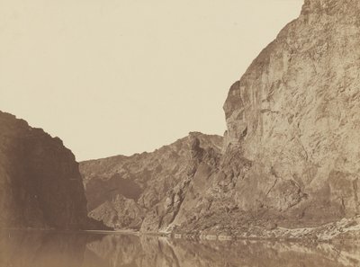 Canyon Nero, fiume Colorado, guardando in basso da Big Horn Camp, #4,1871 (foto) da Timothy O