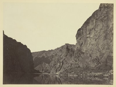 Black Cañon, fiume Colorado, guardando in basso da Big Horn Camp da Timothy O