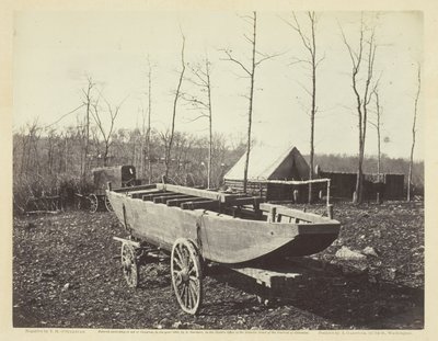 Barca a pontone, Brandy Station, Virginia da Timothy O