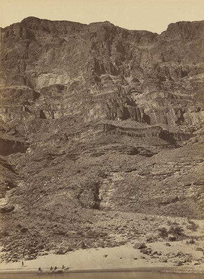 Muro nel fiume Colorado del Grand Canyon, 1872 (foto) da Timothy O