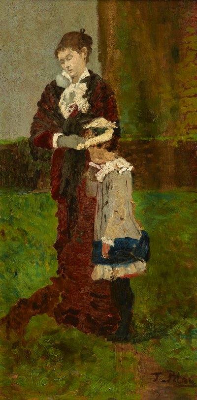 Dama con bambino da Tina Blau