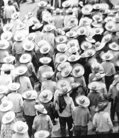La marcia dei lavoratori, Città del Messico, 1926 da Tina Modotti