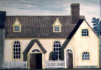 Modello di una cappella, Halstead Congregate Church, Essex da Tirzah Ravilious